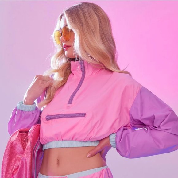 Whip It Colorblock Windbreaker Set - Picture 3 of 9